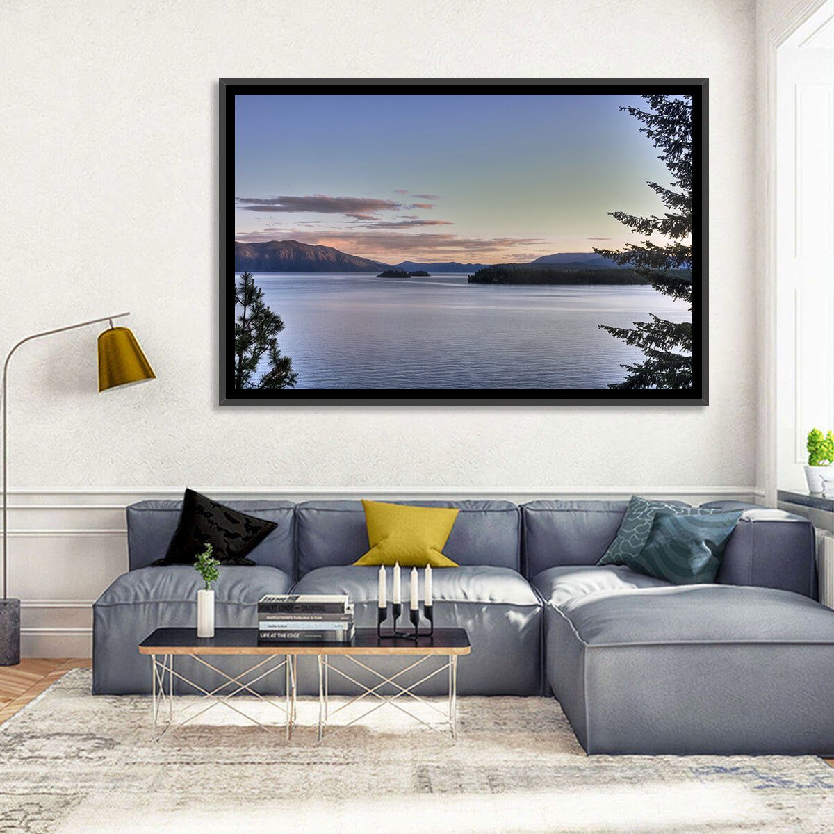Lake Pend Oreille at Dusk Wall Art