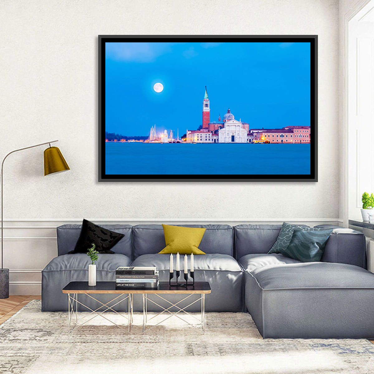 San Giorgio Maggiore Moonlight Wall Art