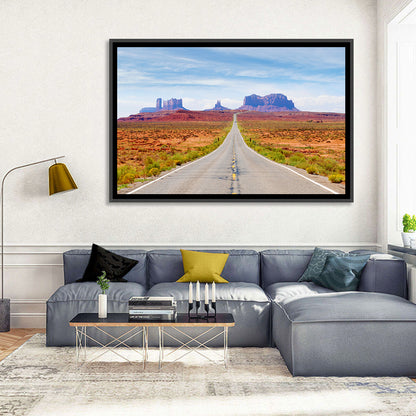 Highway 163 Into Monument Valley Wall Art