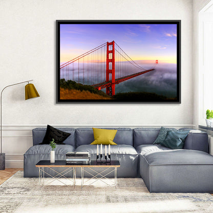 Foggy Golden Gate Bridge Wall Art