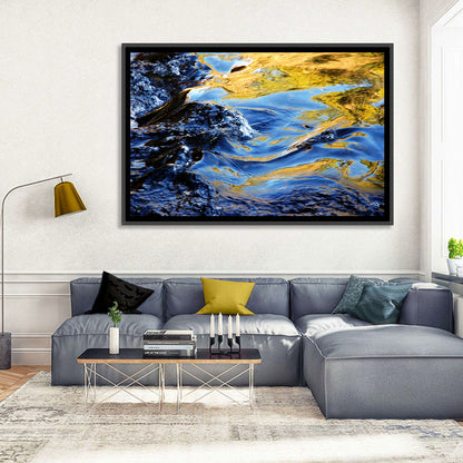 Flowing Water Stream Wall Art