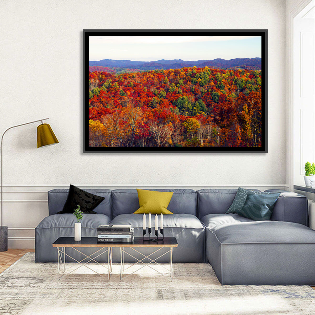 Autumn in the Appalachian Forest Wall Art