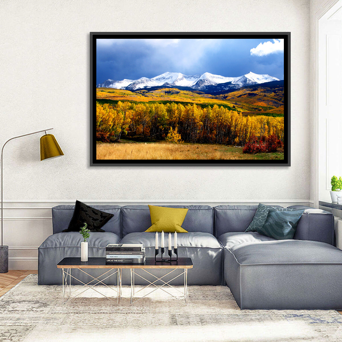 Crested Butte Autumn Mountains Wall Art