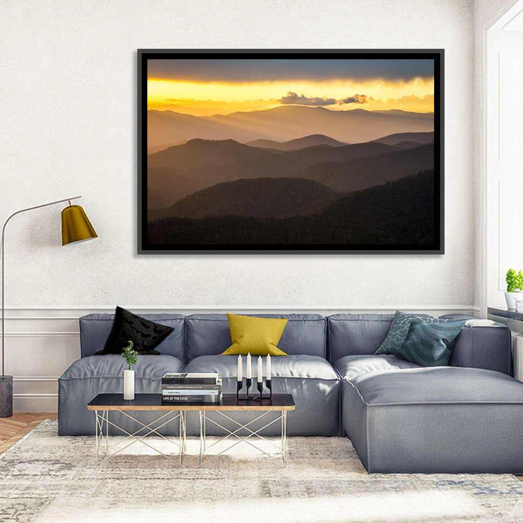 Southern Appalachian Sunset Wall Art