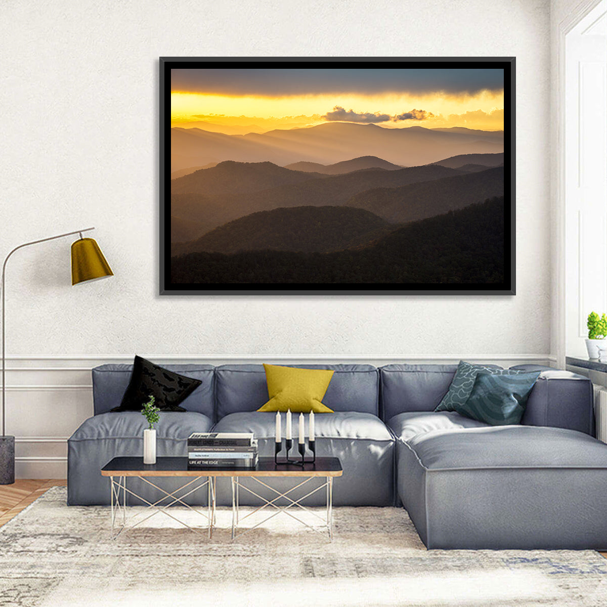 Southern Appalachian Sunset Wall Art