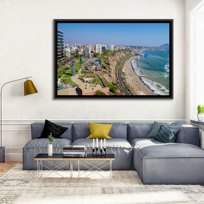 Miraflores Park Coastline Wall Art