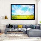Watercolor Wildflower Field Wall Art