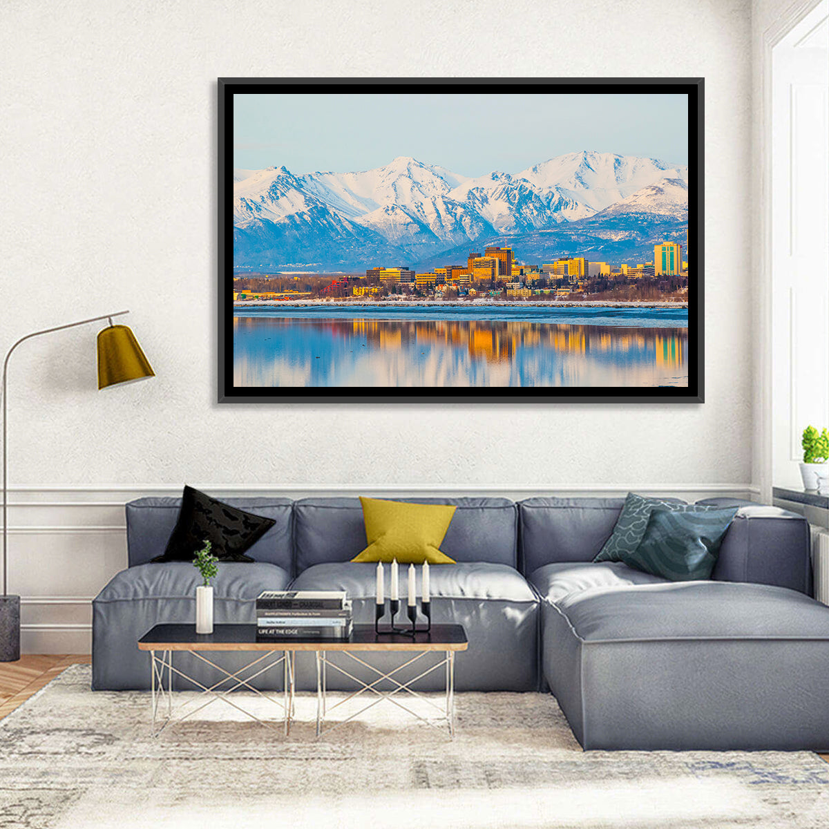 Anchorage Morning Skyline Wall Art