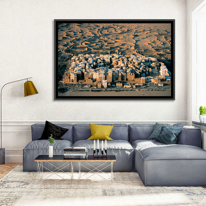 Shibam Mudbrick Cityscape Wall Art