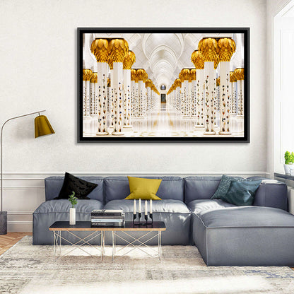 Sheikh Zayed Grand Mosque Colonnade Wall Art