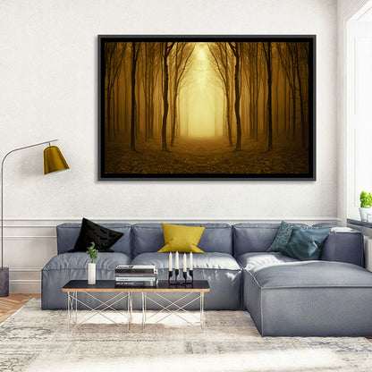 Lonely Forest Path Wall Art