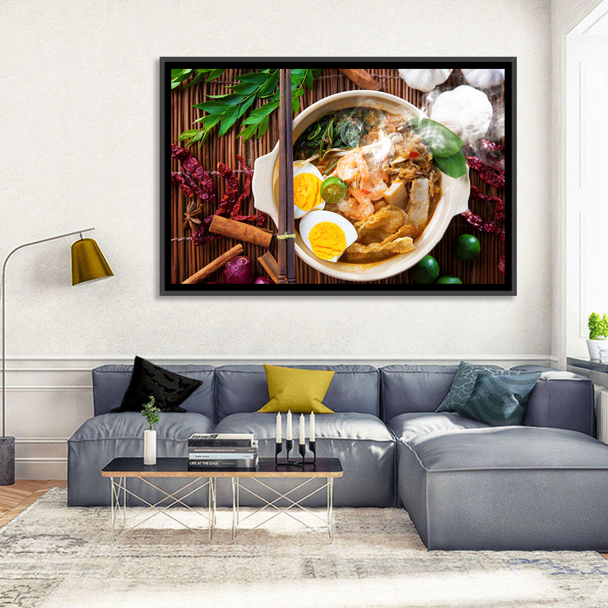 Malaysian Prawn Mee Bowl Wall Art