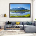 Mount Bachelor Lake Reflection Wall Art