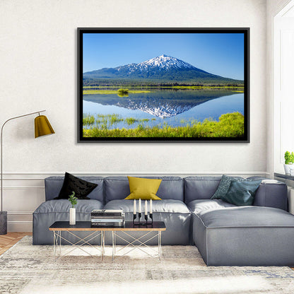 Mount Bachelor Lake Reflection Wall Art