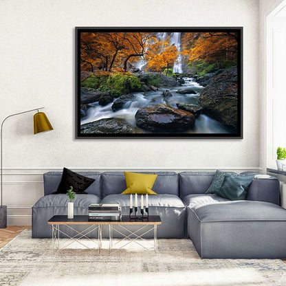 Konglan Autumn Waterfall Wall Art