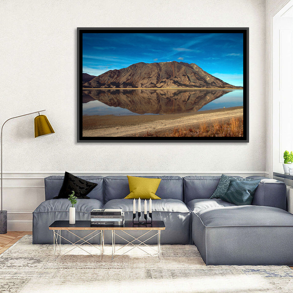 Rocky Peak Reflection, Kluane Lake Wall Art