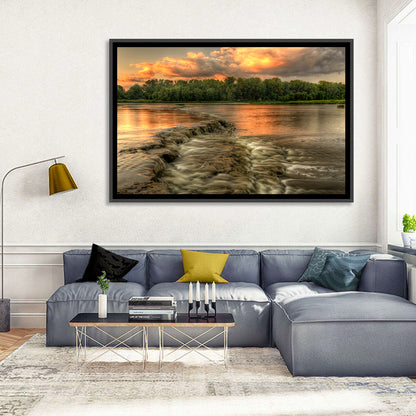 Maumee River Sunset Wall Art