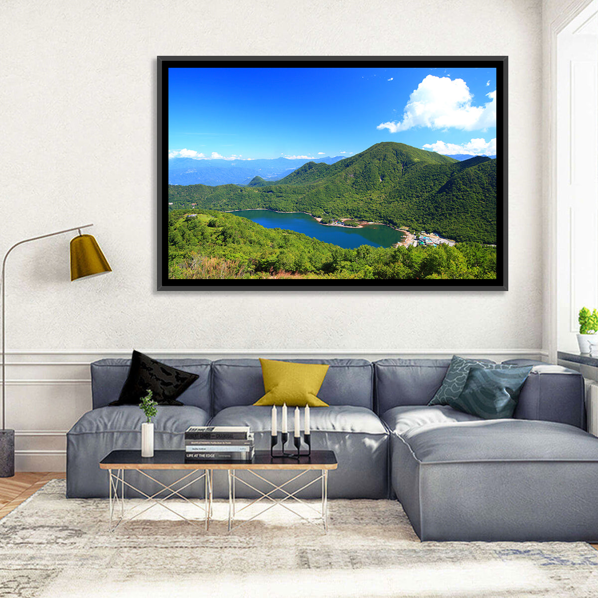 Mount Akagi and Lake Yunoko Wall Art