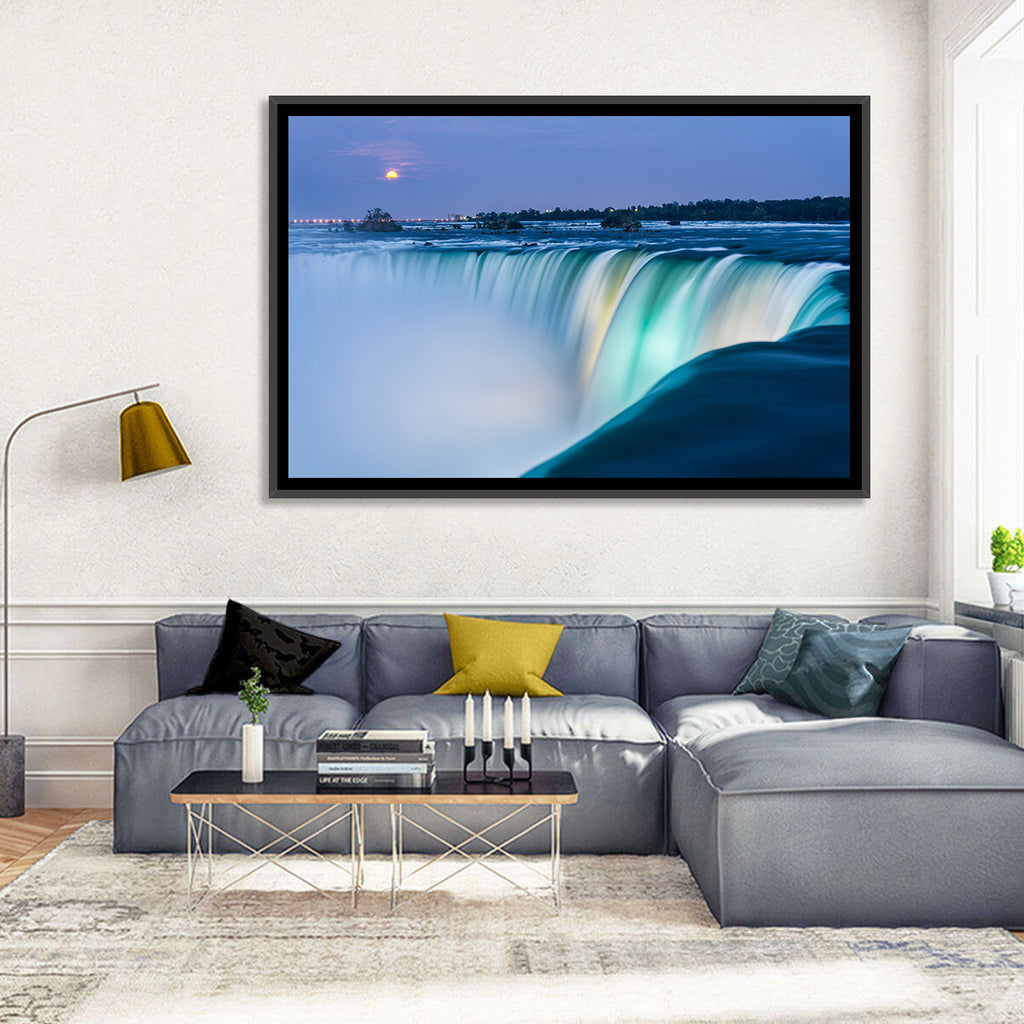 Horseshoe Falls by Moonlight Wall Art