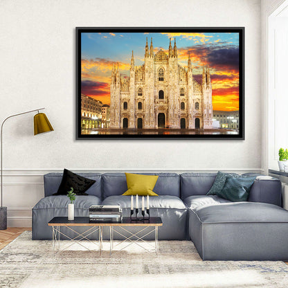 Milan Duomo at Sunset Wall Art