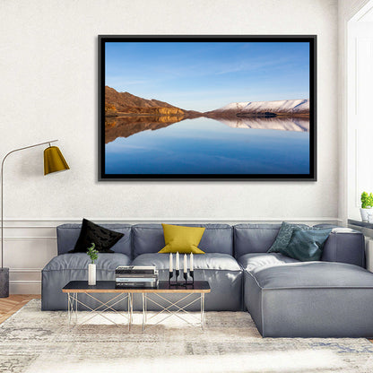 Lake Kleifarvatn Reflection Wall Art