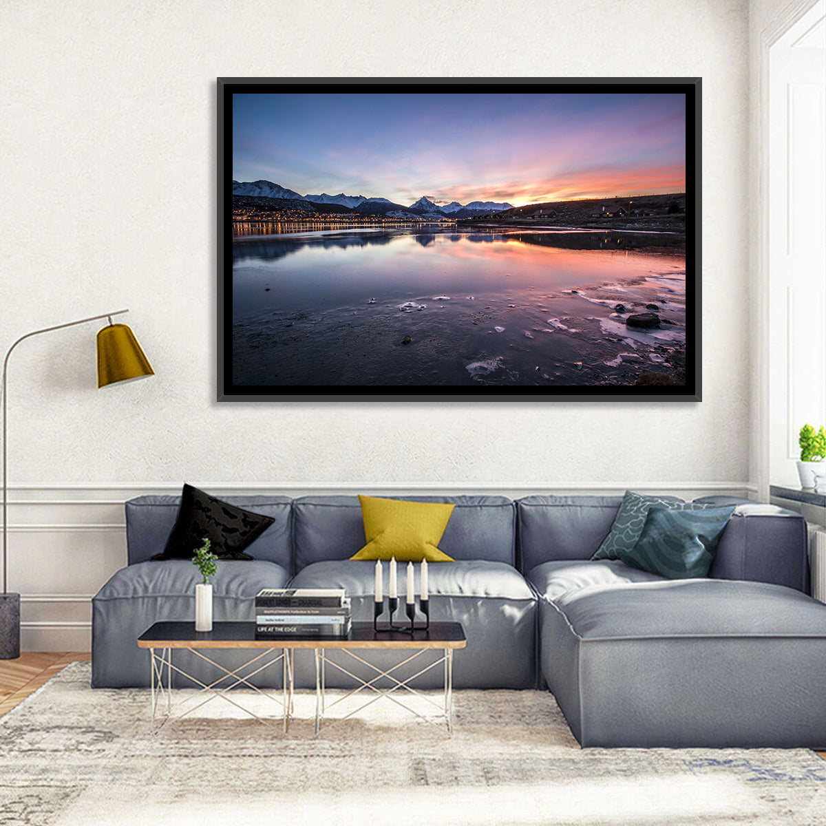 Ushuaia Twilight Reflection Wall Art