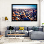 Melbourne Twilight Skyline Wall Art