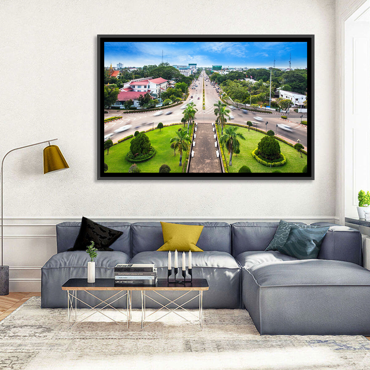 Phnom Penh Independence Monument Boulevard Wall Art