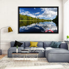 Karelia Kayak Reflection Wall Art