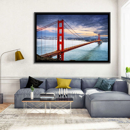 Golden Gate Bridge at Dusk Wall Art