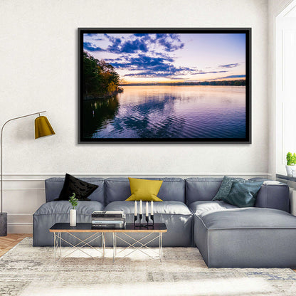 Lake Wylie Sunset Reflection Wall Art