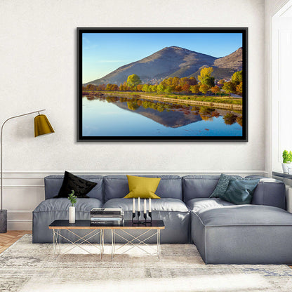 Trebišnjica River Reflection, Trebinje Wall Art