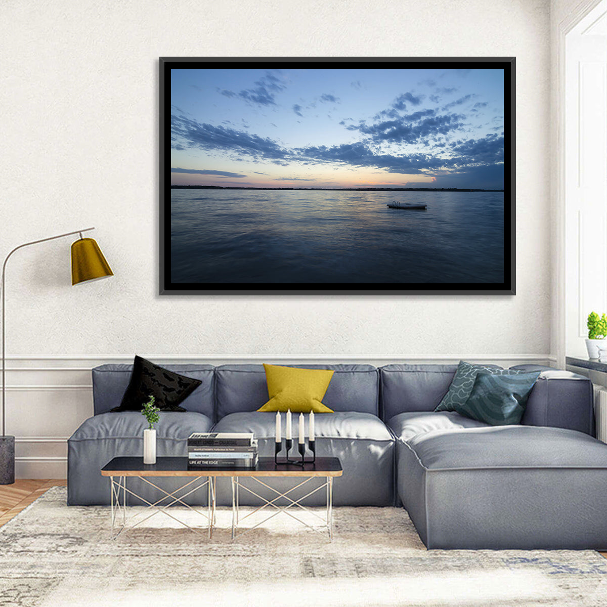 Lake Okoboji at Twilight Wall Art