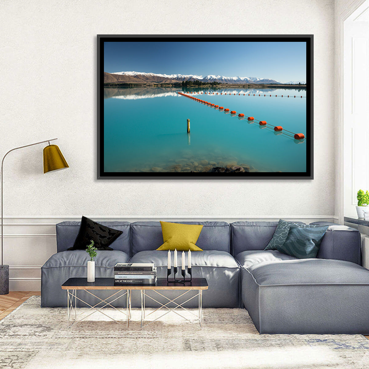Lake Ruataniwha Reflection Wall Art