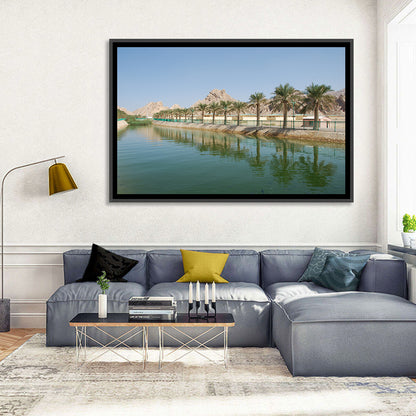 Palm Lake Reflections Wall Art