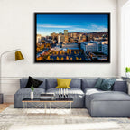 Salt Lake City Skyline at Golden Hour Wall Art