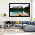 Lake O Hara Mountain Reflection Wall Art