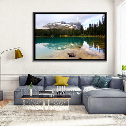 Lake O Hara Mountain Reflection Wall Art