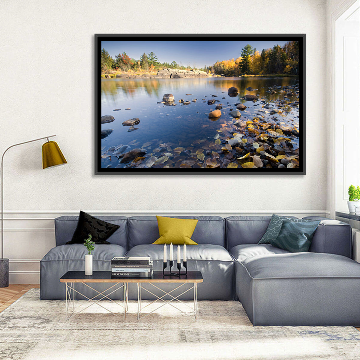 Minnesota Autumn Lakeshore Wall Art