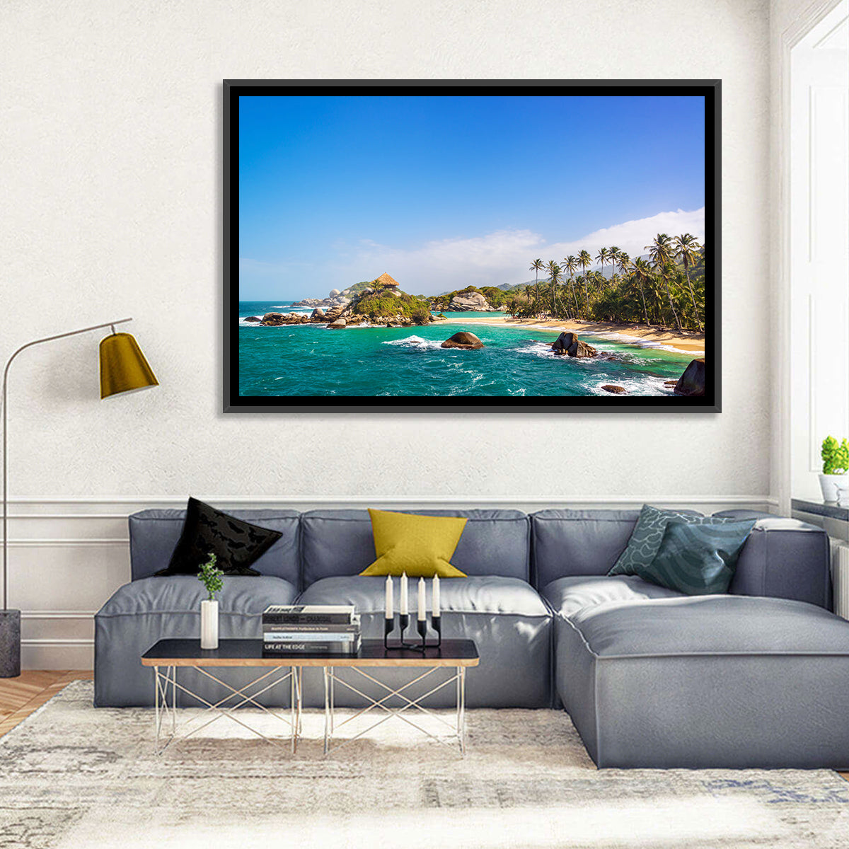 Cabo San Juan Del Guia Beach Wall Art in a room, landscape