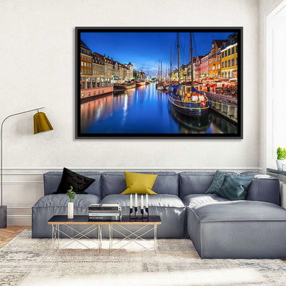 Nyhavn Canal at Dusk Wall Art