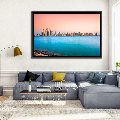 Dubai Marina Skyline Wall Art