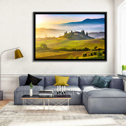 Tuscan Morning Landscape Wall Art