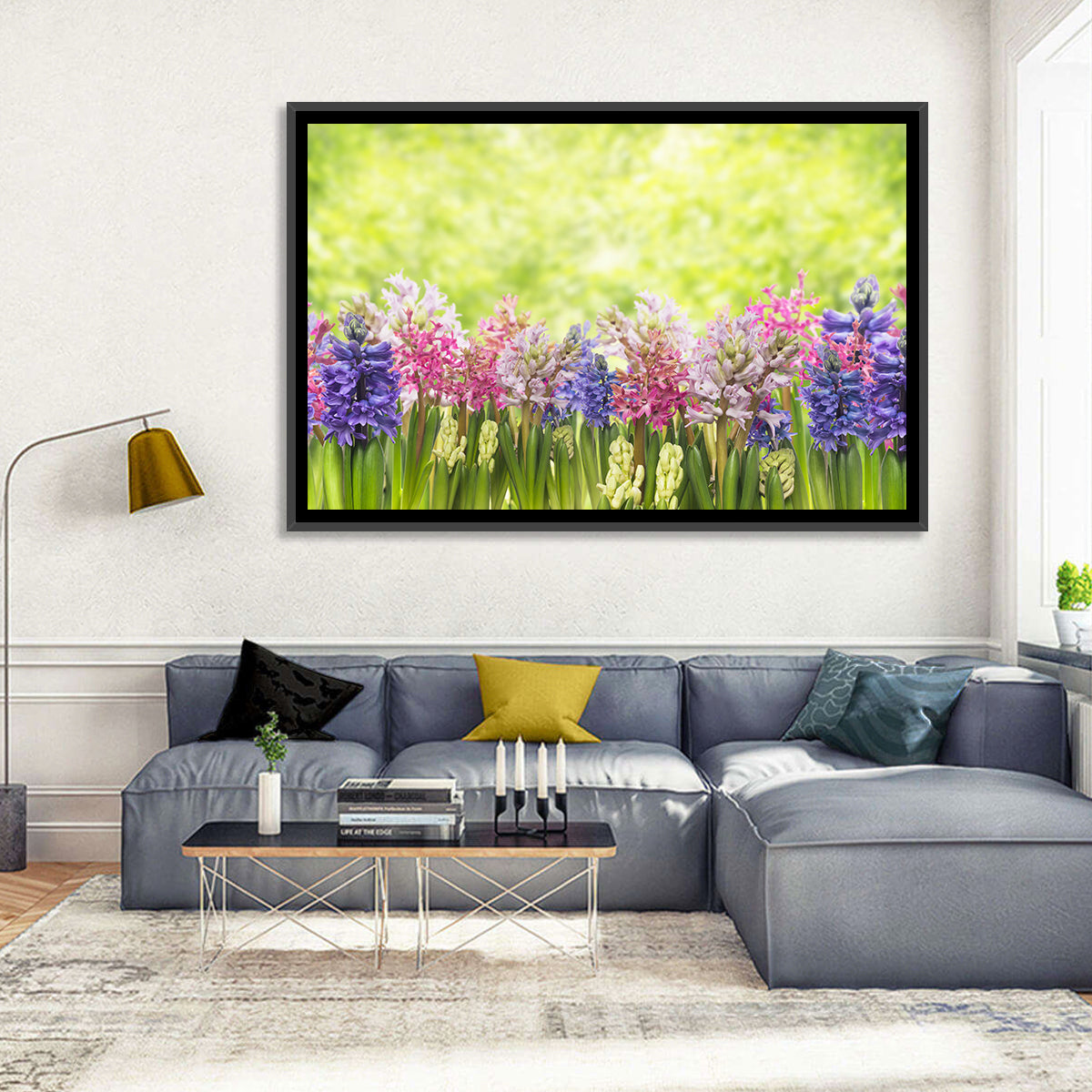 Hyacinth Cluster in Bloom Wall Art