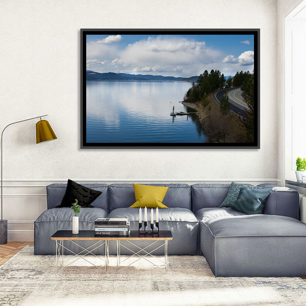 Coeur D'alene Lakeshore View Wall Art