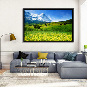 Alps Floral Field Wall Art