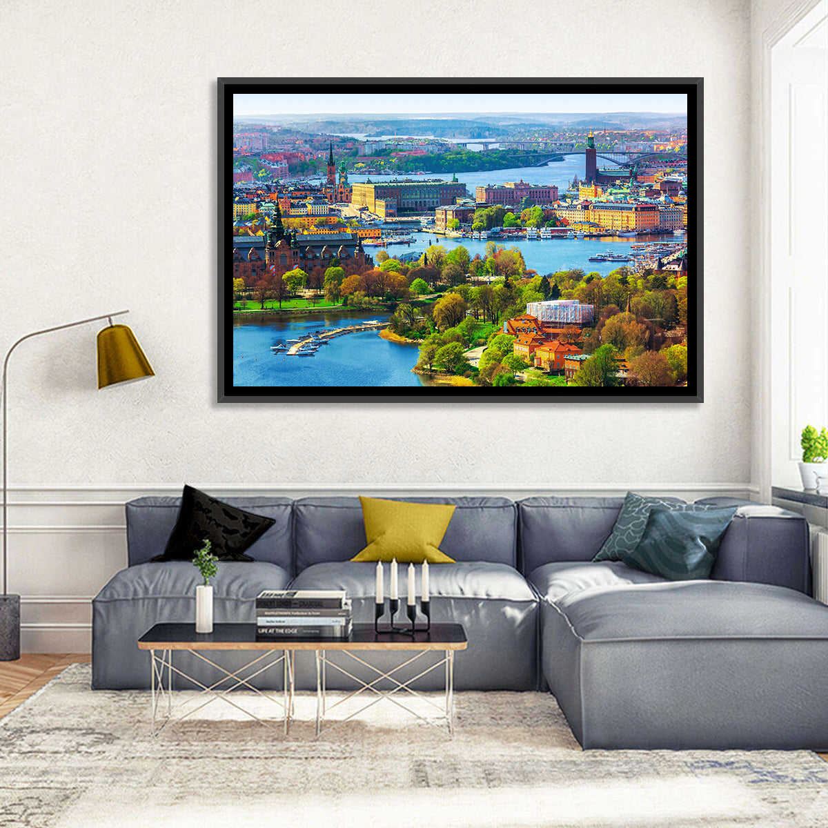 Gamla Stan Waterfront Wall Art