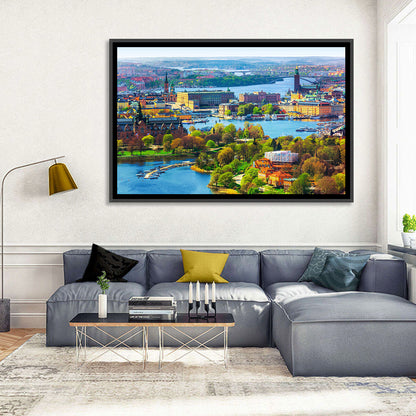 Gamla Stan Waterfront Wall Art