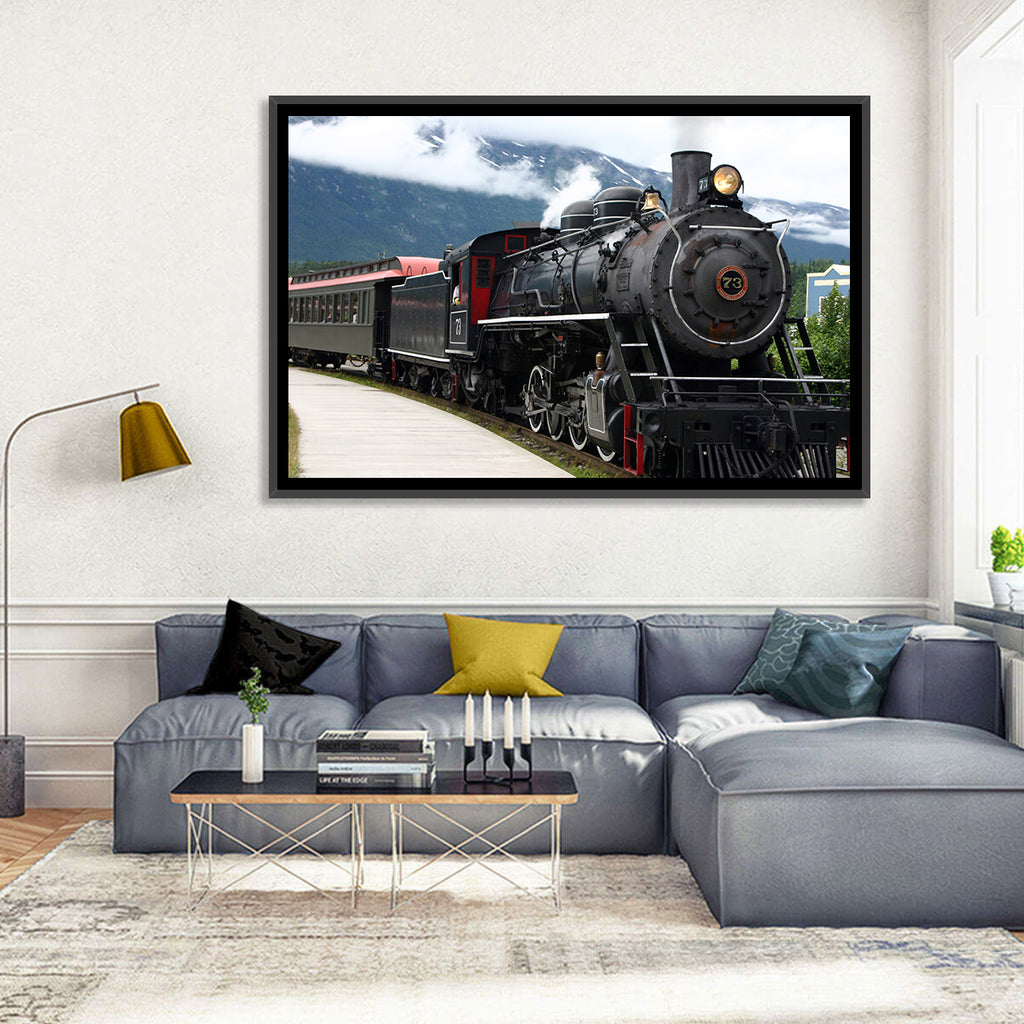 Skagway Steam Locomotive No. 73 Wall Art
