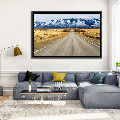 El Calafate Road with Snow Peaks Wall Art